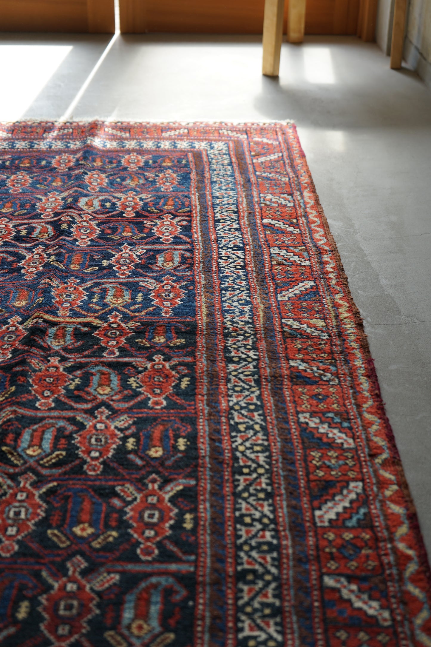 店頭販売 Iran Antique Afshar Boteh Jegheh Bibi Baft IRAN 1770-1790年代 197 × 138 cm