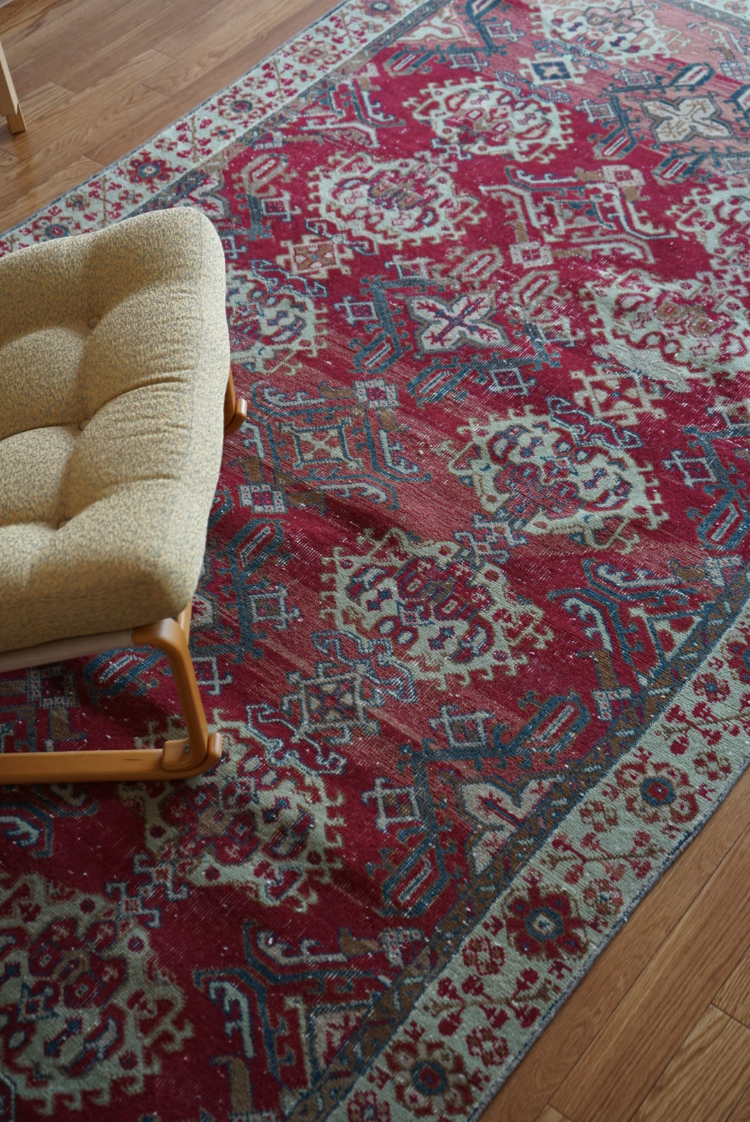 Türkiye Old Isparta RosePink 1960年代 251 × 147 cm No.TR25377