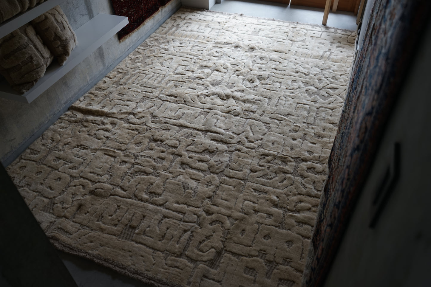 店頭販売 ORIGINAL IRAN  QASHQAI KILIM LIVING MAIN SIZE " ANCIENT " 300 × 200 cm