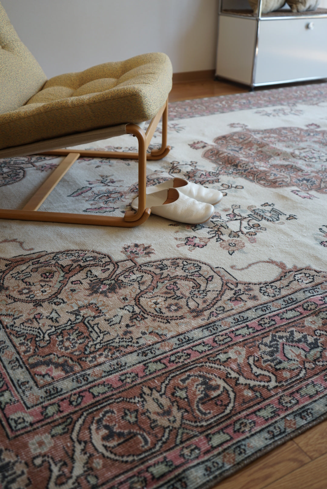 Türkiye Old Isparta Pink Beige 1950-1960年代 312 × 198 cm