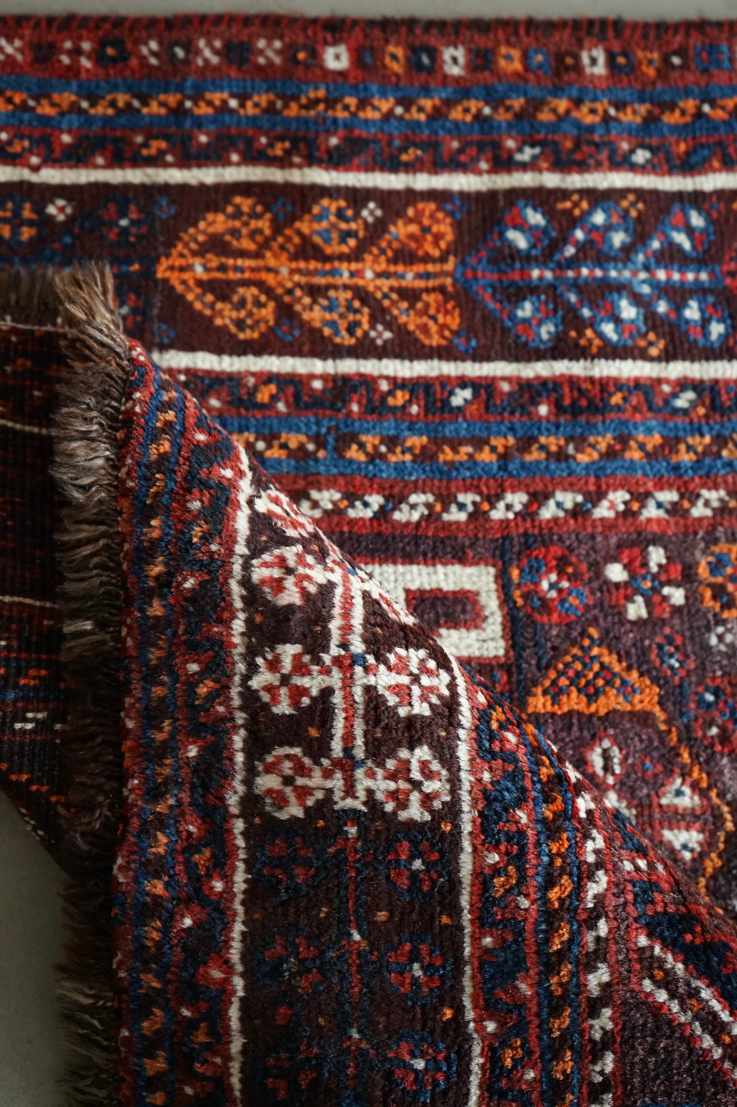 店頭販売 IRAN ANTIQUE SHIRAZ QASHQAI 1860年代 222 × 148 cm