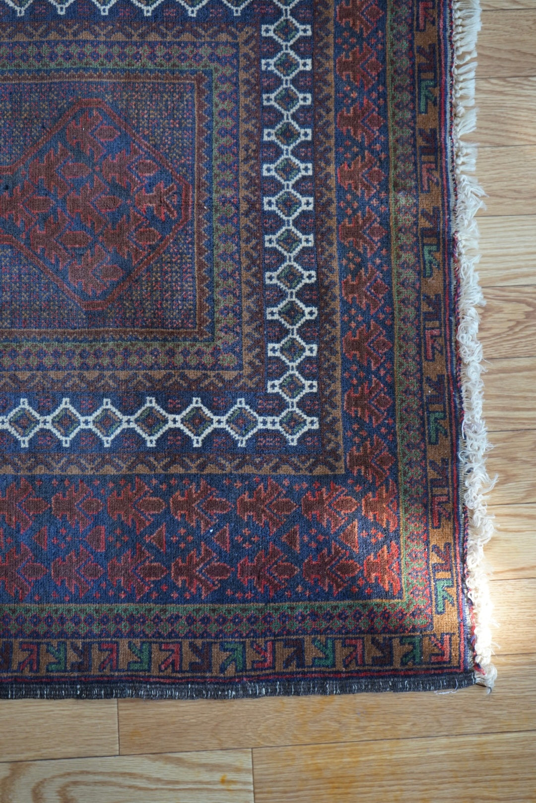 Afghanistan Old Baluch Prayer Rug 1970年代 155 × 100 cm  No.AF2541 / 国内送料無料・羊毛手織り絨毯