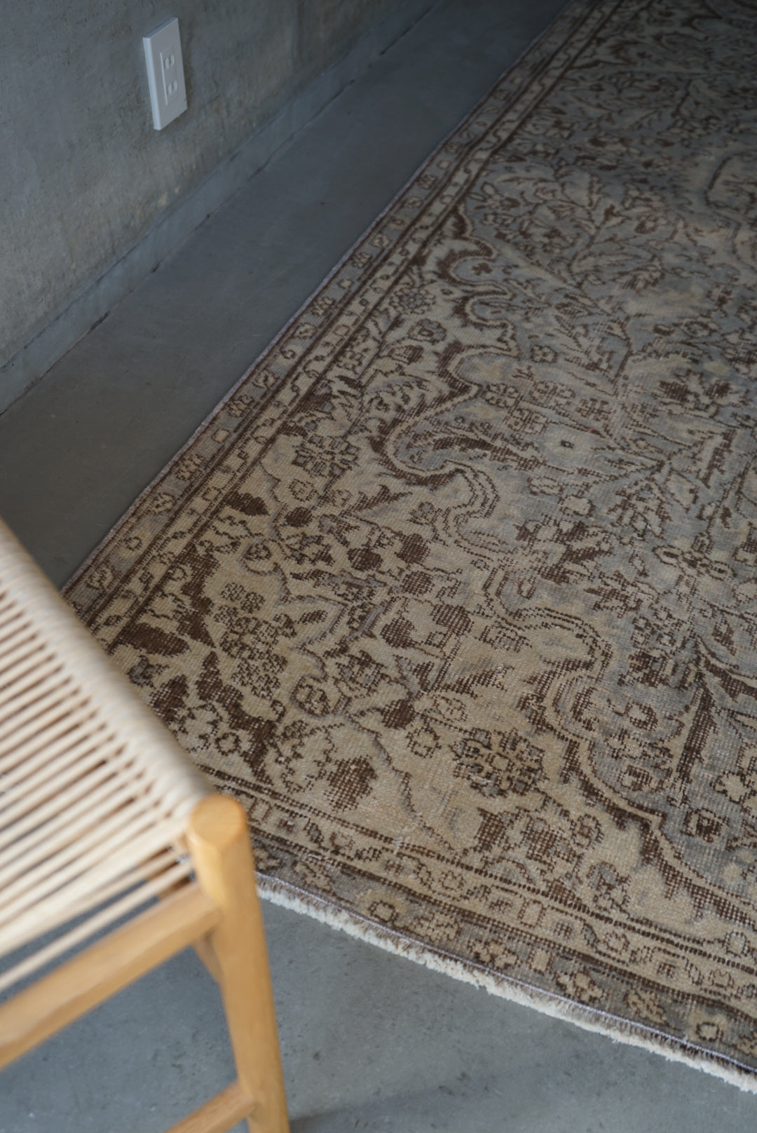 Türkiye Old Isparta Ecru , Gray 1960-1970年代 249 × 158 cm No.TR25265