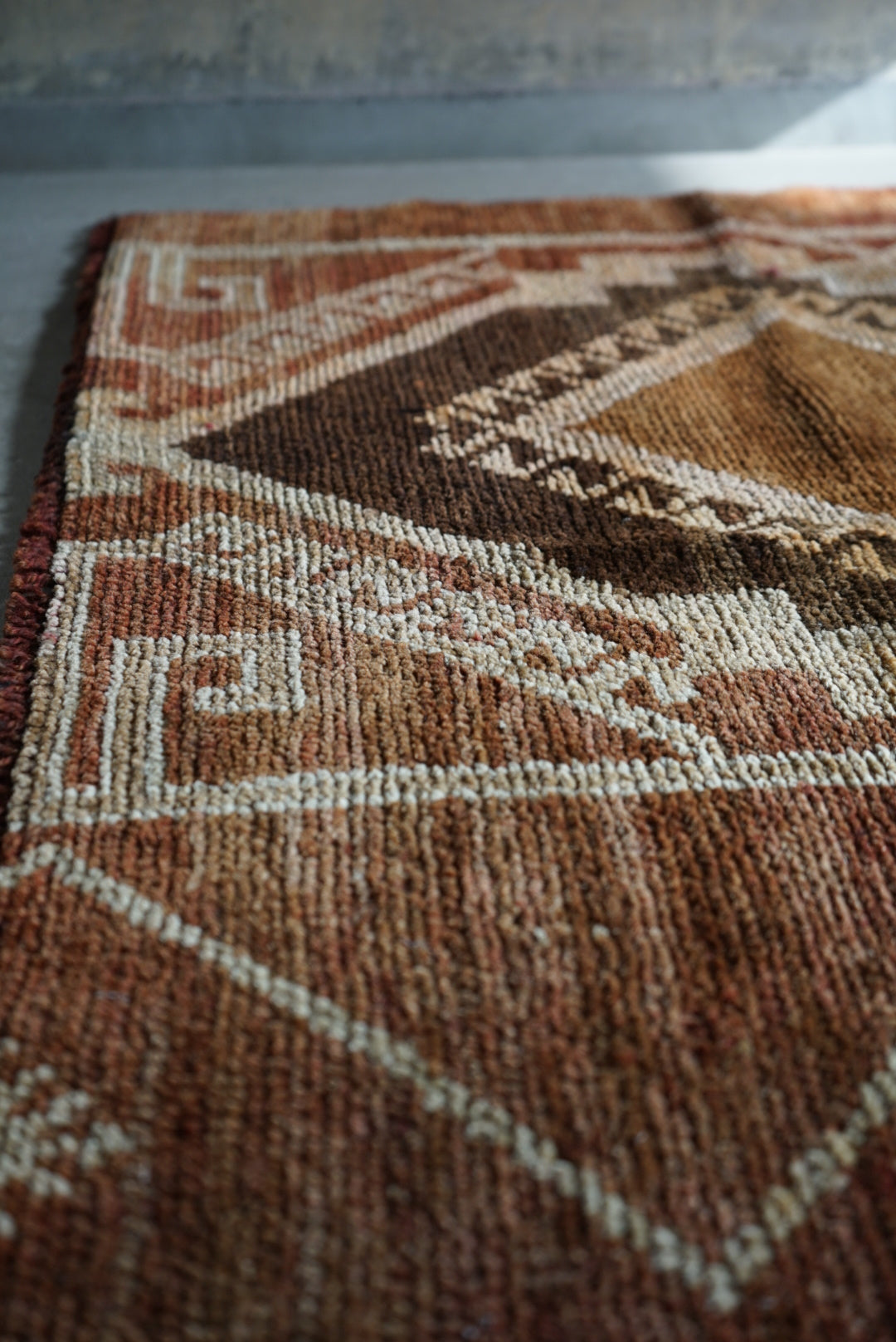 TURKEY VINTAGE ANATORIA BROWN 1980年代 256 × 155 cm No.TR25157