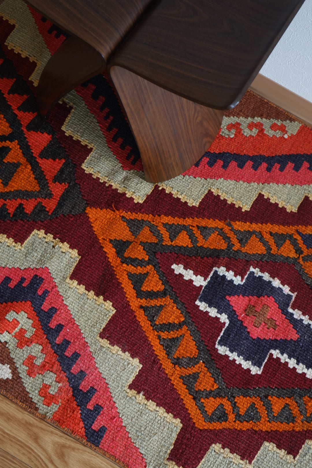 Türkiye Old Kilim Mix Color 98 × 79 cm No.TR25308