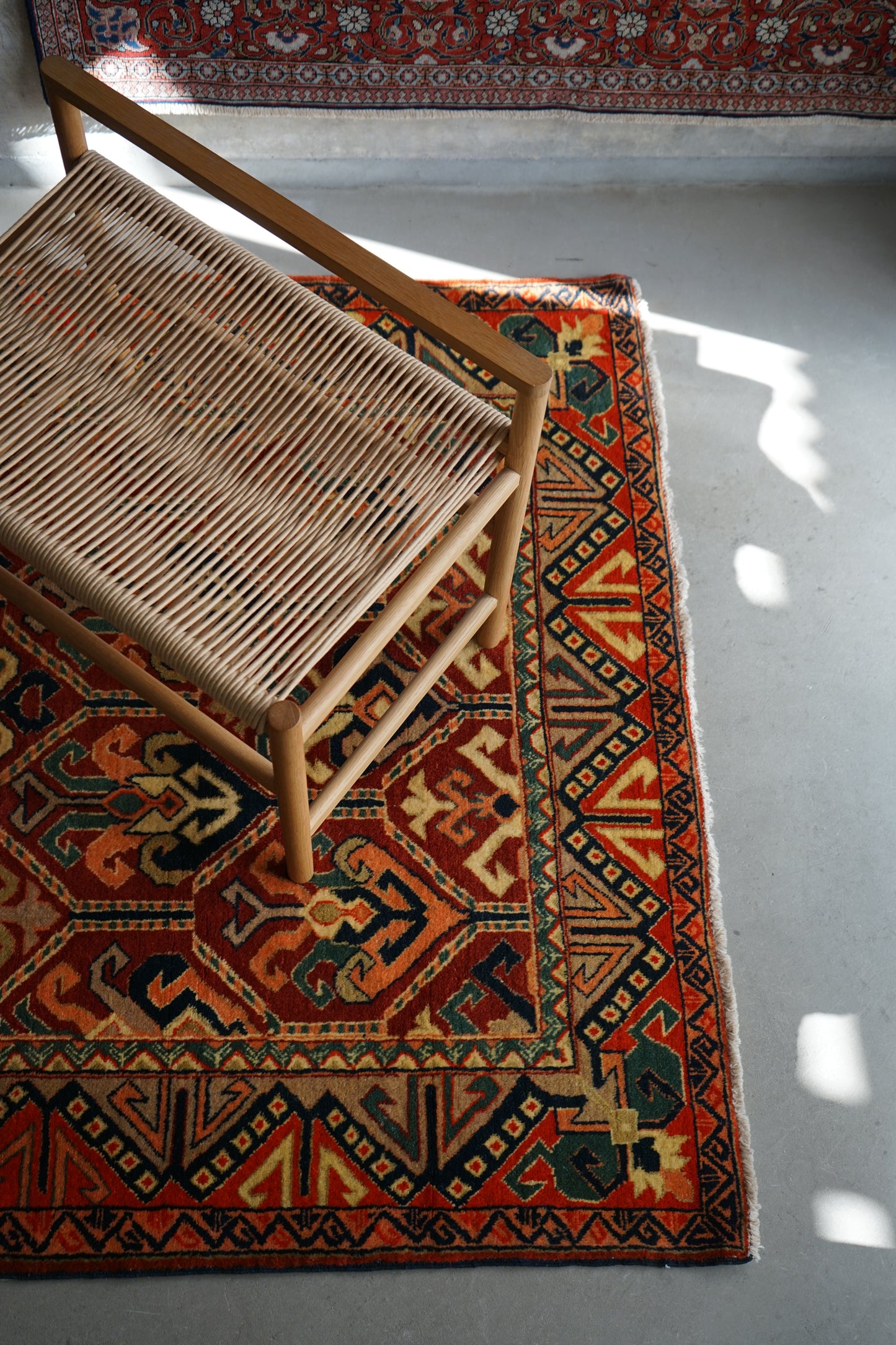 IRAN ANTIQUE SHIRVAN COSSACKS 1860年代 181 × 125 cm