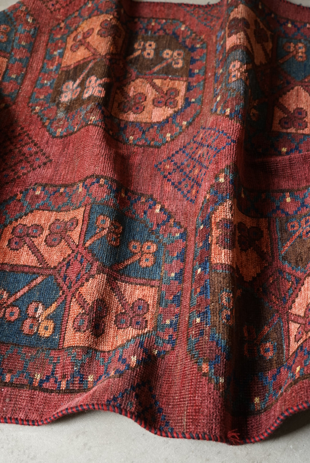 IRAN ANTIQUE TURKMEN 1820年代 180 × 87 cm