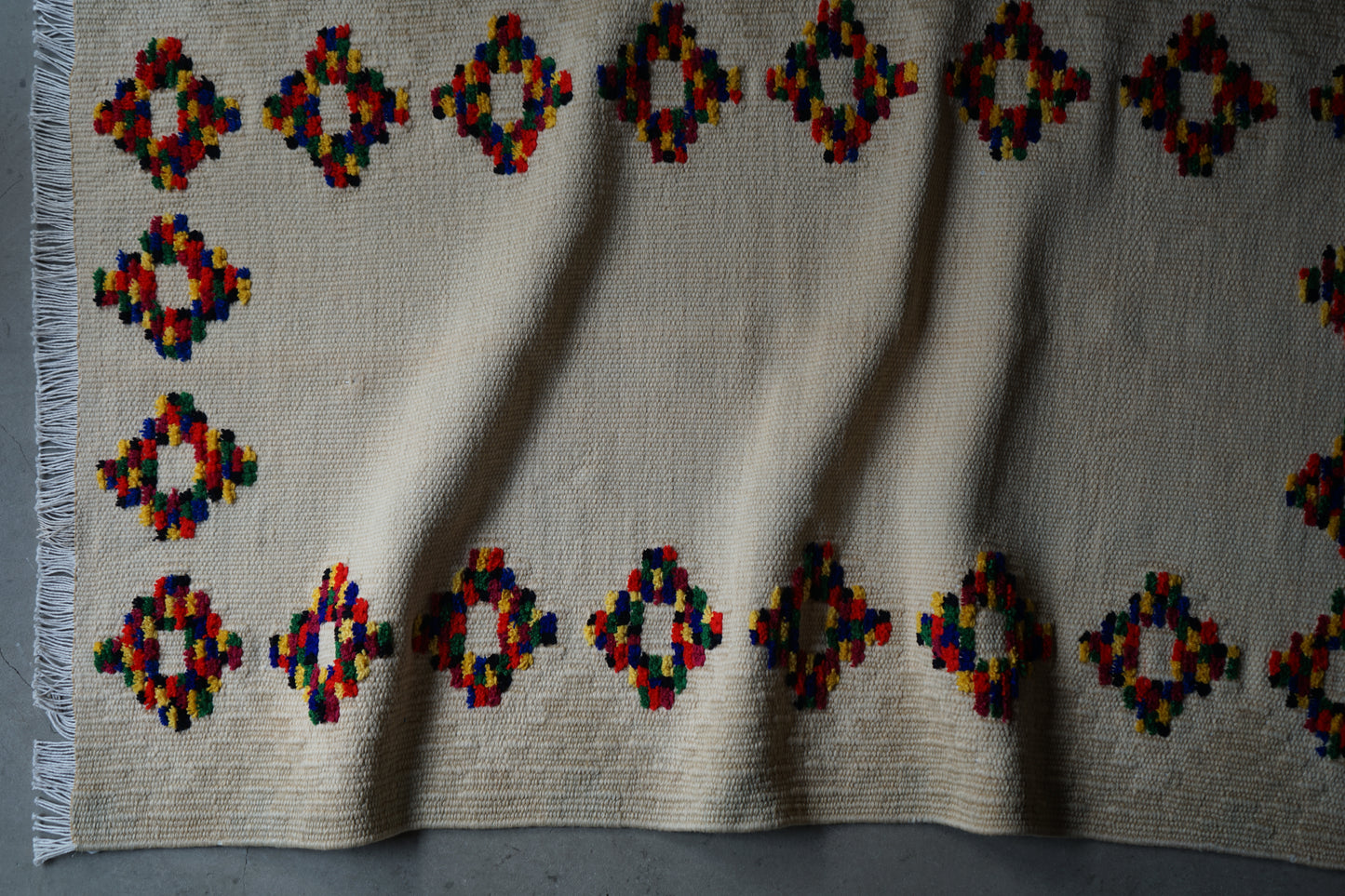 TURKEY VINTAGE KILIM DOT FLOWER 1980年代 125 × 80 cm No.TR25195