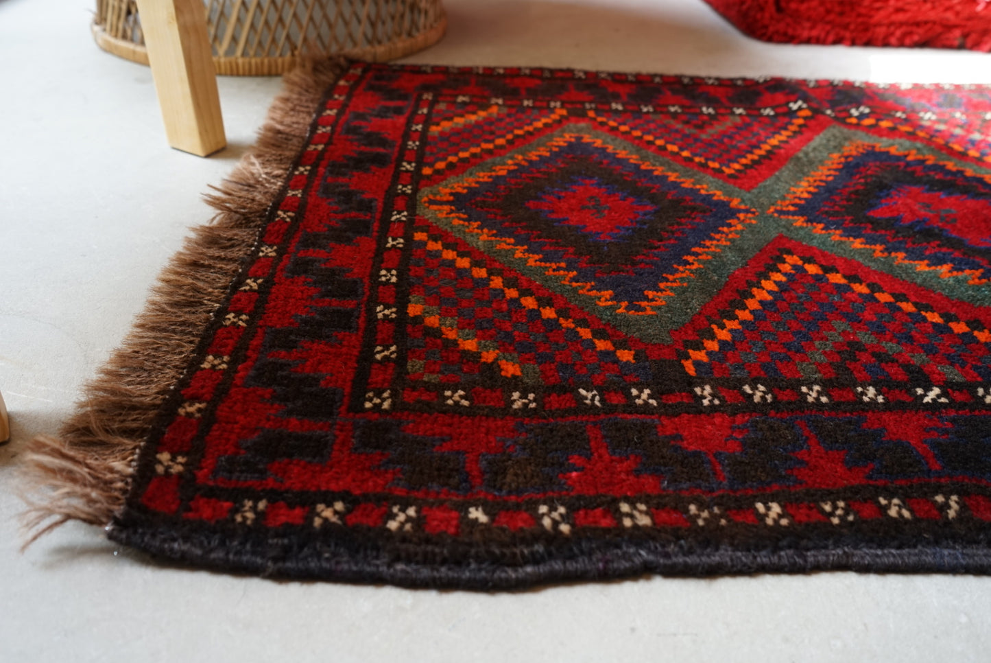 AFGHANISTAN BALUCH DOOR SIZE 1970-1980年代 93 × 64 cm