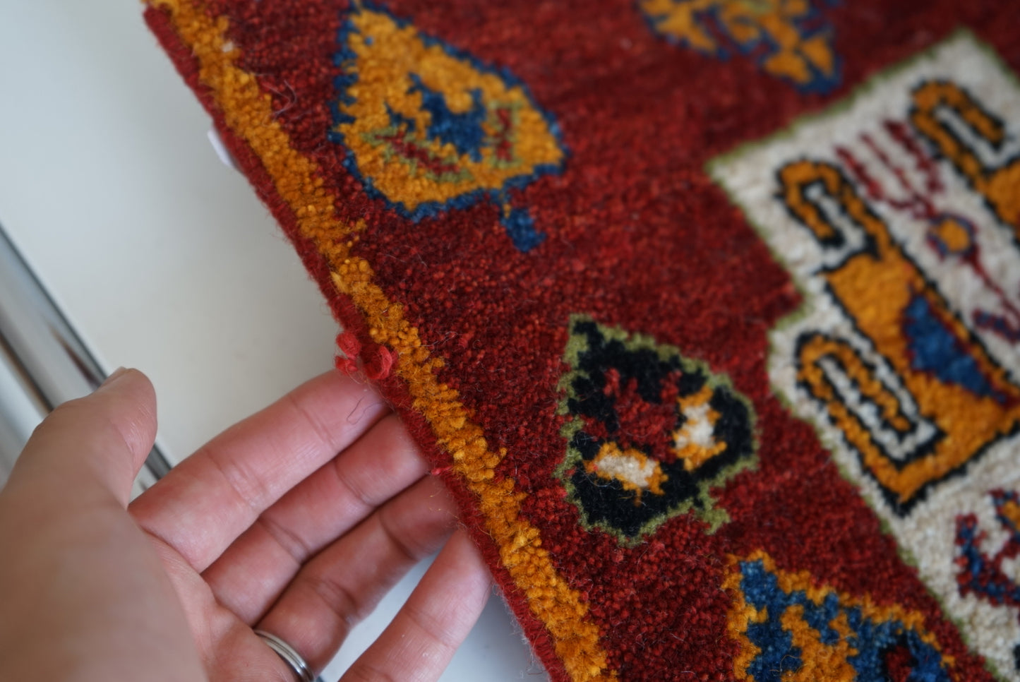 IRAN OLD SHIRAZ QASHQAI GABBEH 1930-1950年代 
40 × 33 cm