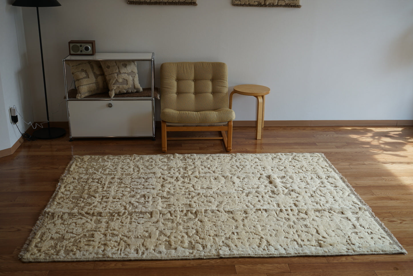 店頭販売 ORIGINAL IRAN QASHQAI KILIM LIVING SIZE " LIFE " 190 × 140 cm