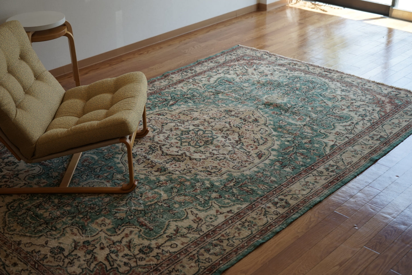 Türkiye Old Isparta EmeraldGreen 1970年代 267 × 169 cm No.TR25275