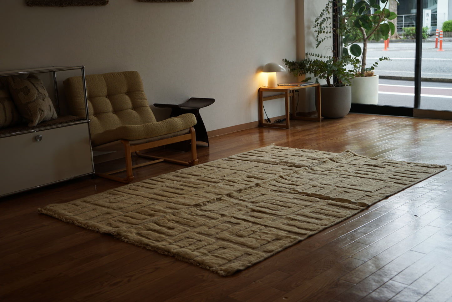 店頭販売 ORIGINAL IRAN QASHQAI KILIM LIVING SIZE " QANAT " 190 × 140 cm