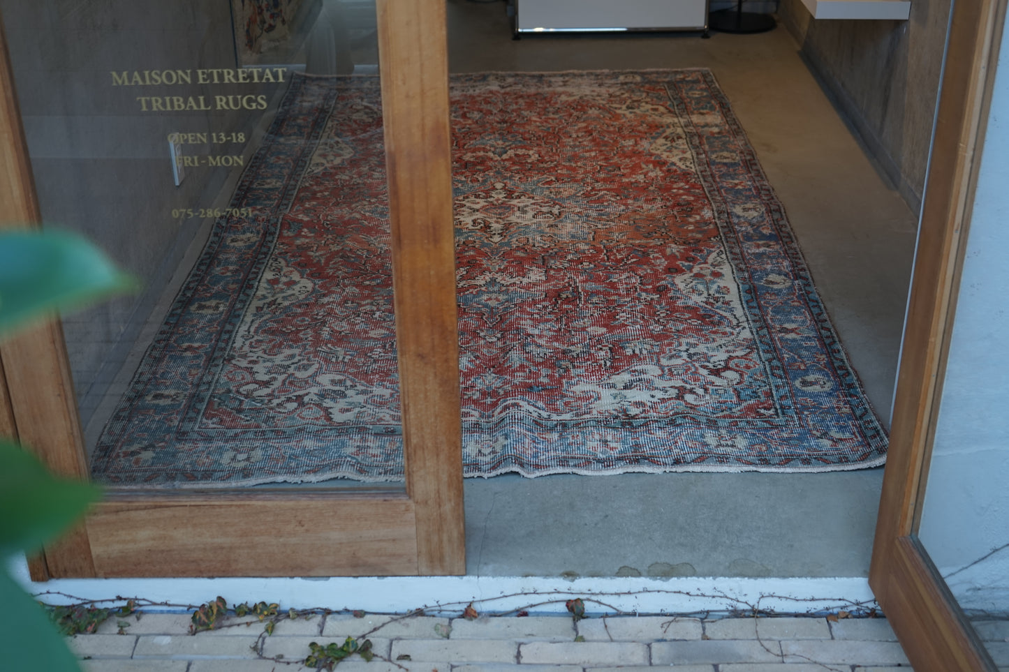 TURKEY OLD ISPARTA TURQUOISE RED 1970年代 261 × 155 cm No.TR25212