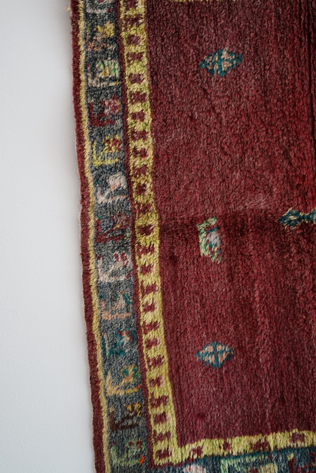 TRIBAL RUG TURKEY OLD OUSHAK 1965年代 154 × 133 cm No.TR25193