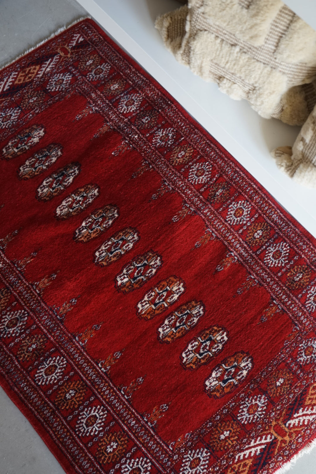 Türkiye Old Turkmen Red 1970年代 141 × 93 cm No.TR25232