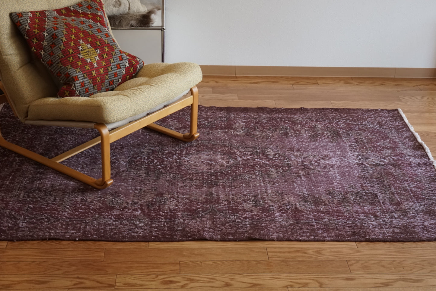 Türkiye Old Isparta Overdye Purple 1970年代 cm No.TR25470