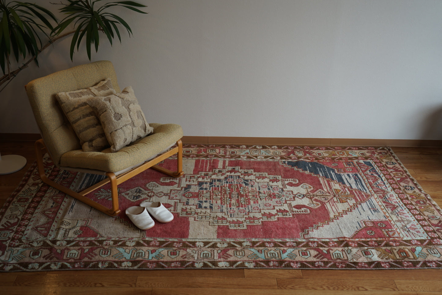 Türkiye Old Kayseri Medallion Modern Color 1970年代 257 × 145 cm No.TR25390