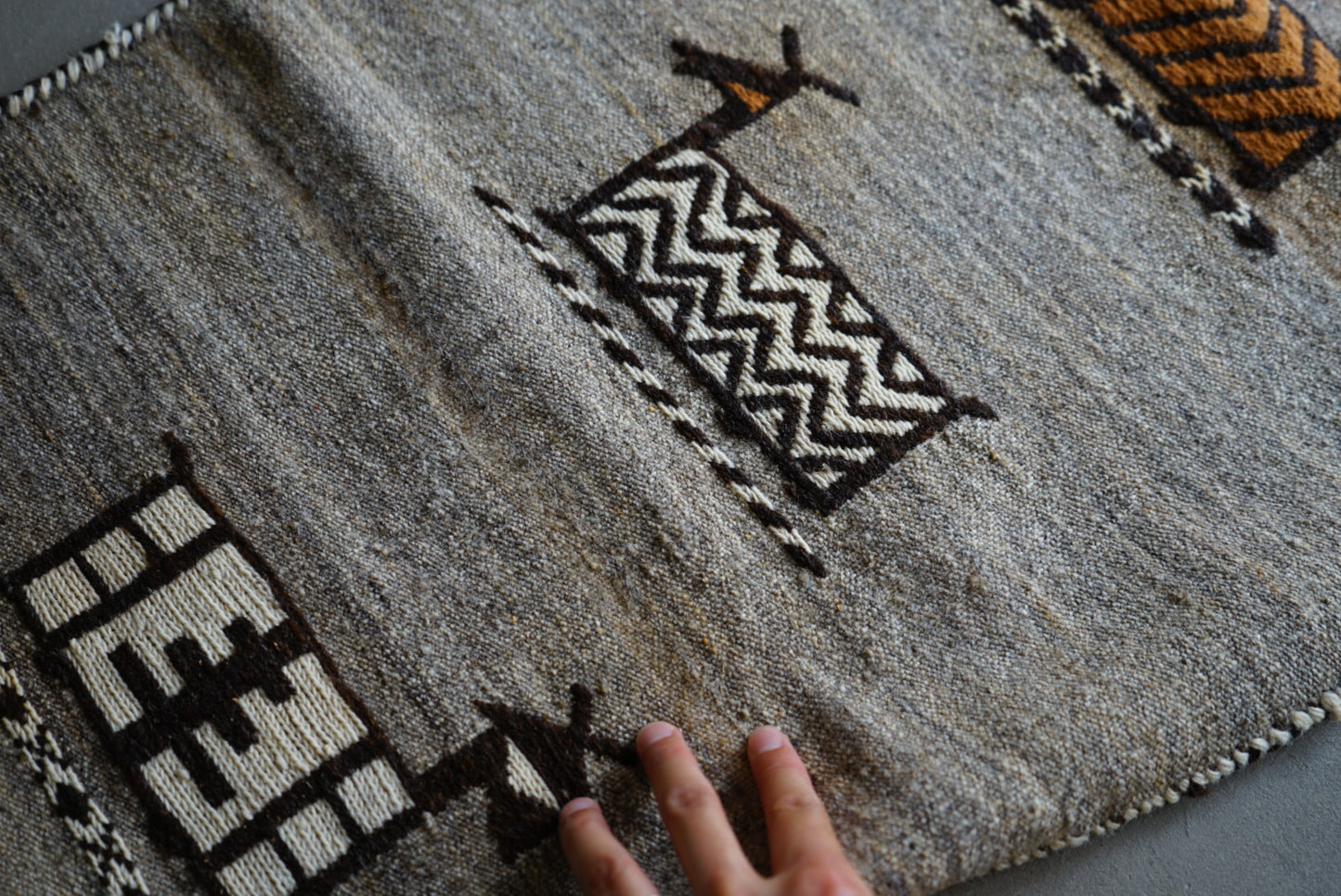 IRAN NEW SHIRAZ QASHQAI KILIM VANI 121 × 49 cm【No.32】