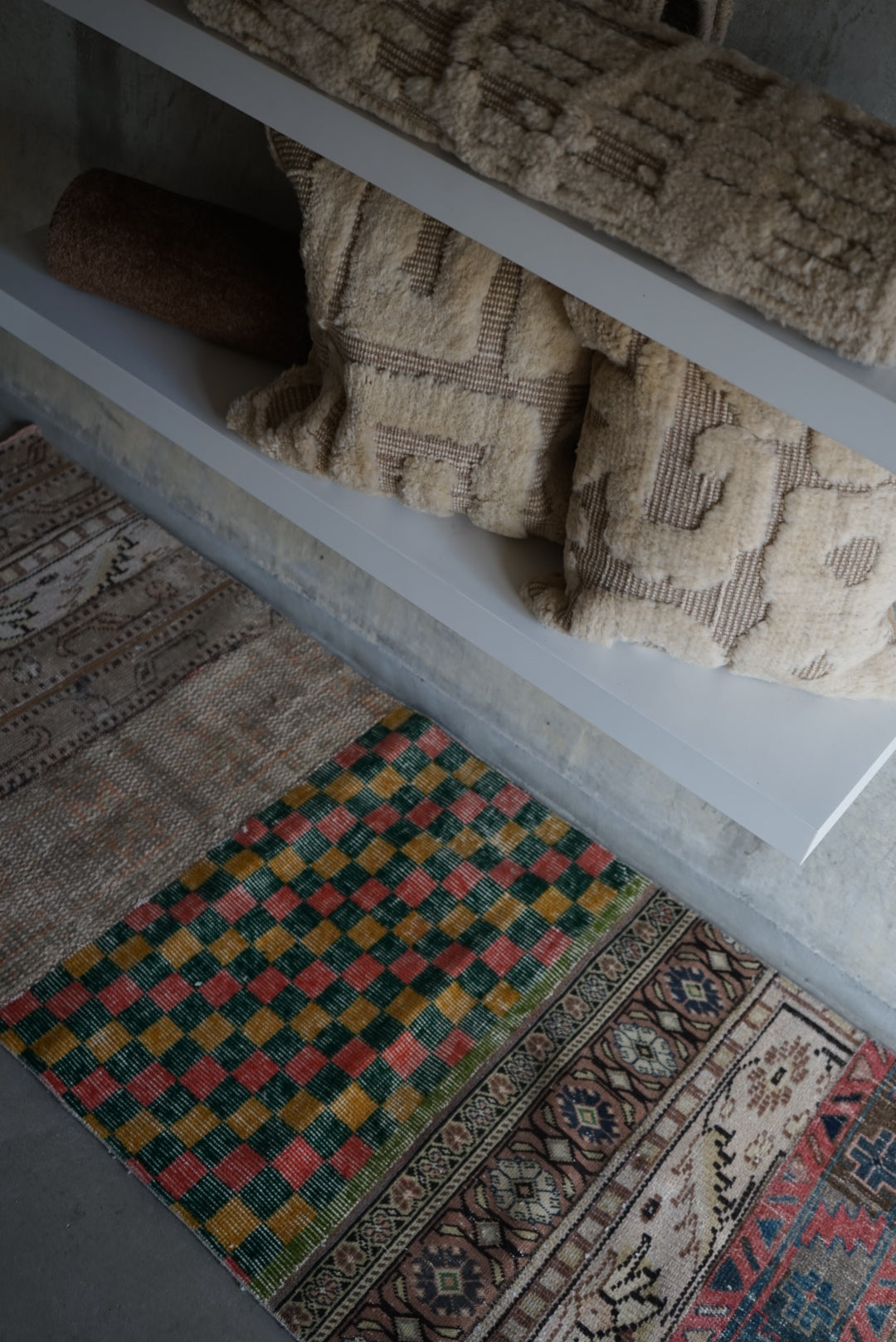 Türkiye Old Isparta Patchwork Runner Size 1970年代 176 × 69 cm No.TR25236