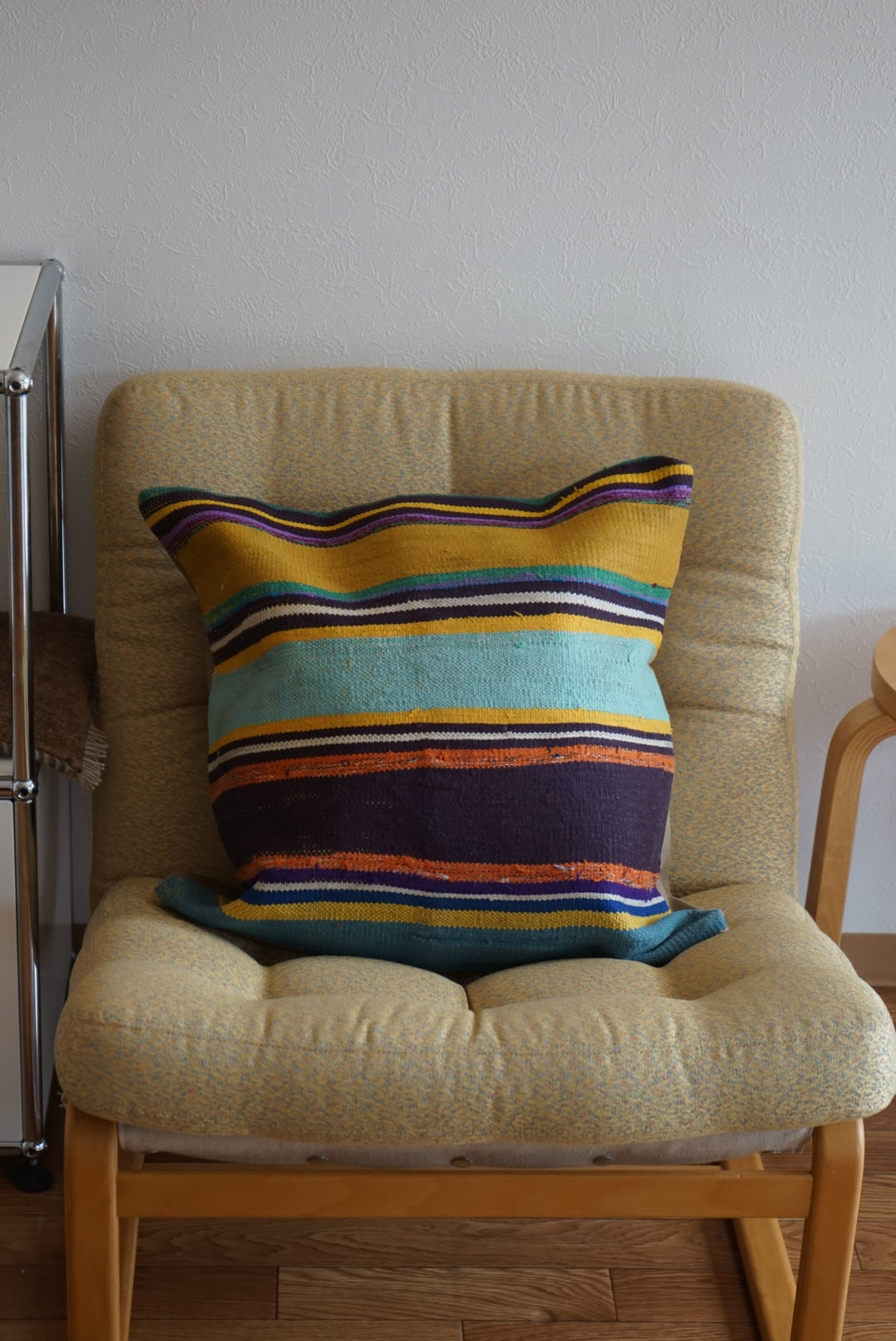 Türkiye Old Kilim Cushion Cover Mix Color 50.5 × 50.5 cm No.TR25432