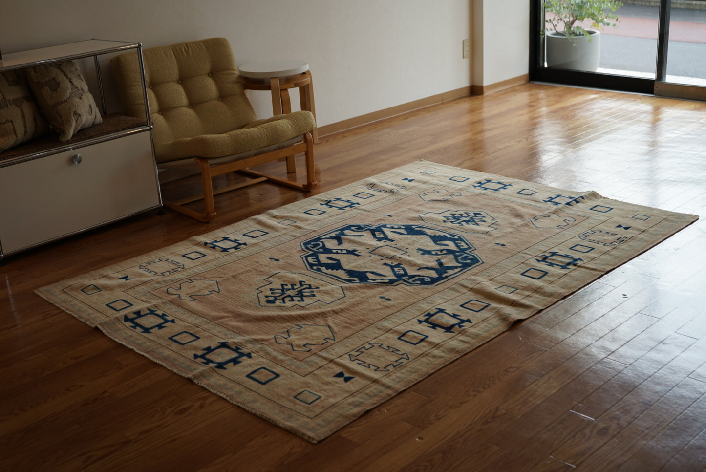 TURKEY OLD ANATORIA BEIGE 1970年代 210 × 150 cm No.TR25156