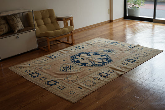TURKEY OLD ANATORIA BEIGE 1970年代 210 × 150 cm No.TR25156