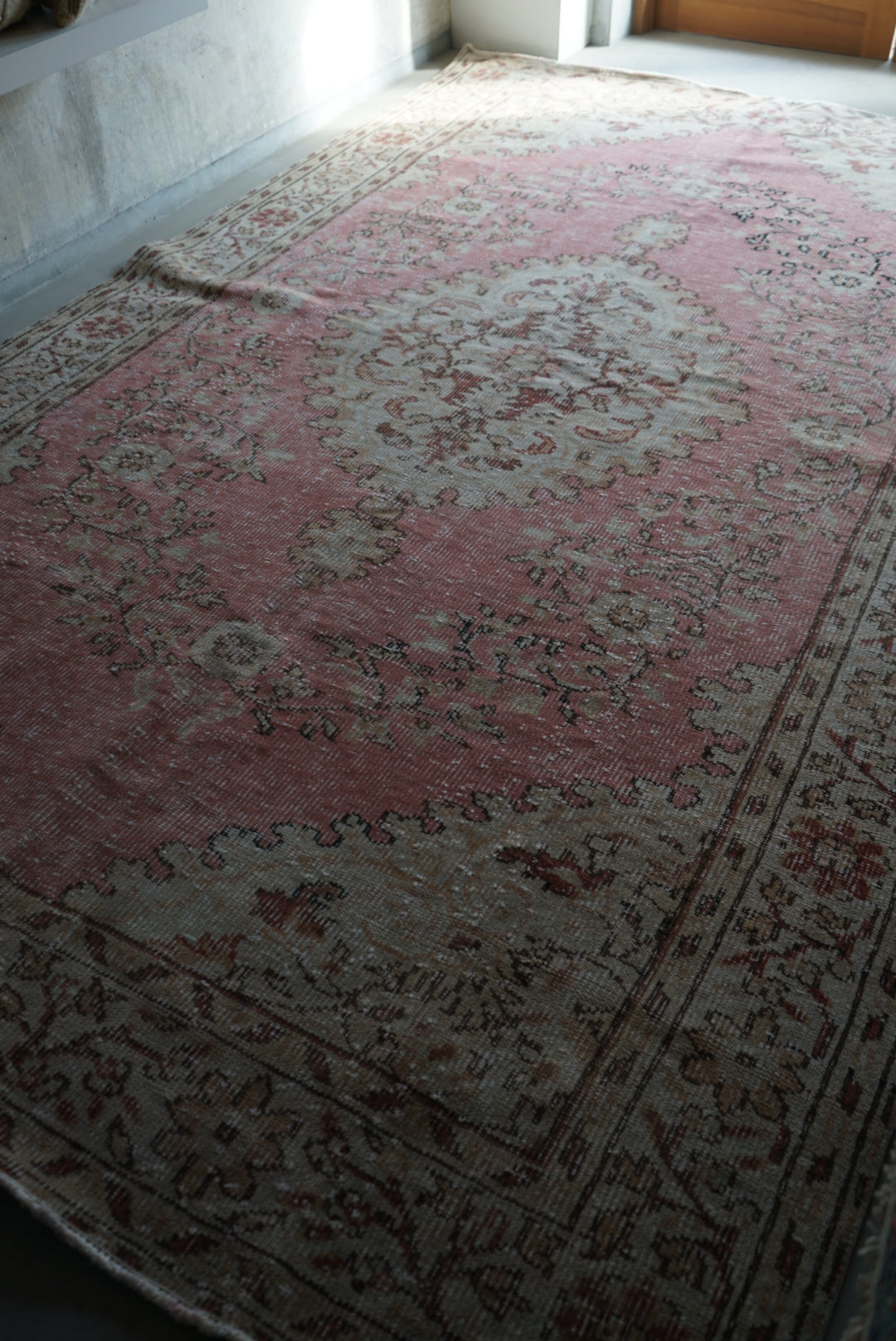 Türkiye Old Isparta Pink 1970年代 312 × 182 cm No.TR25266