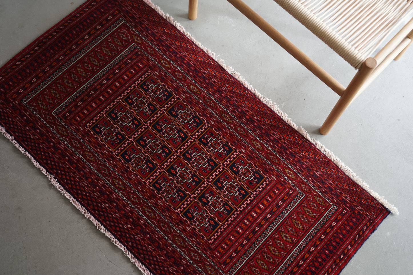 IRAN ANTIQUE TURKMEN 1910年代 118×61cm