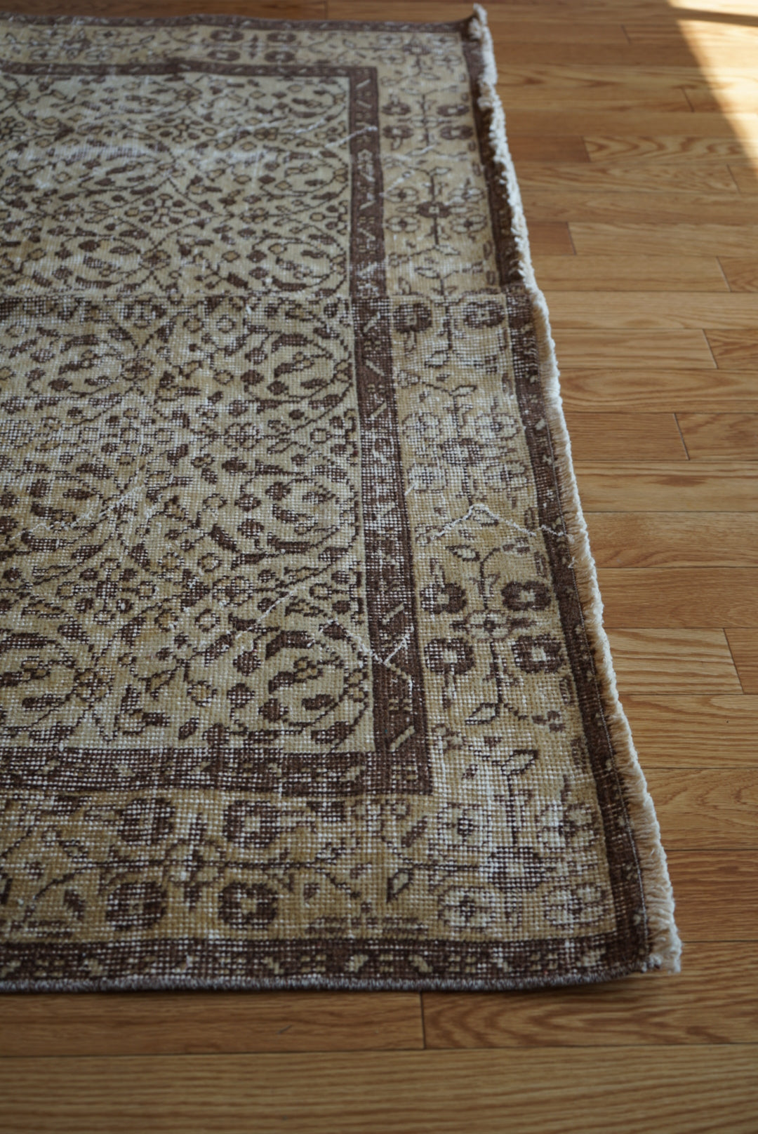 Türkiye Old Isparta Goldenbeige , Brown 1970年代 263 × 162 cm No.TR25404
