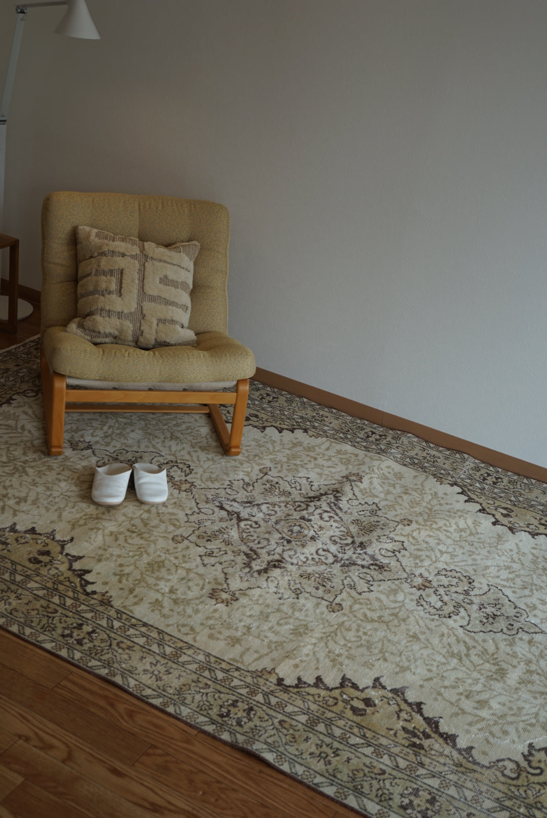 Türkiye Old Isparta Yellow 1960年代 280.5 × 168 cm No.TR25379