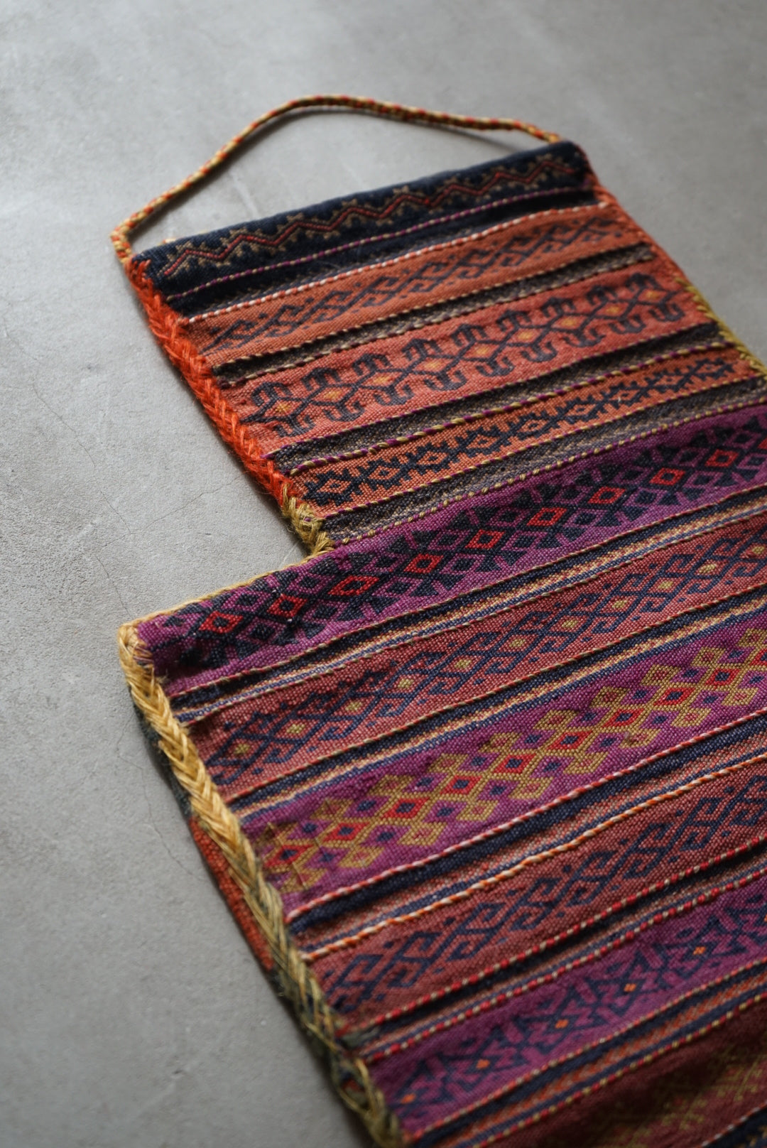 AFGHANISTAN-IRAN OLD QALAI NAW SALT BAG 1980年 56.5 × 40.5 cm