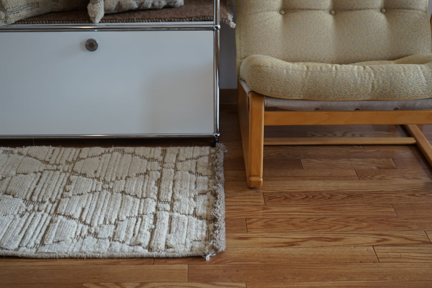 店頭販売 ORIGINAL IRAN QASHQAI KILIM DOORSIZE " DIAMOND " 95 × 65 cm