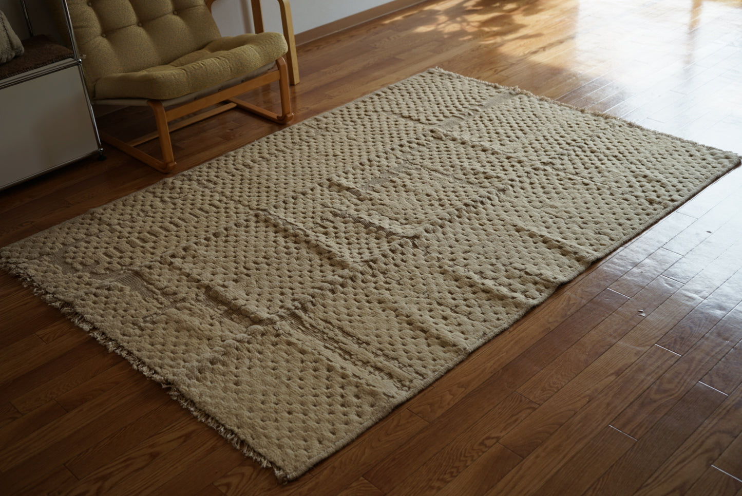 店頭販売 ORIGINAL IRAN QASHQAI KILIM LIVING SIZE " LAND " 190 × 140 cm