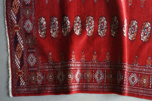 Türkiye Old Turkmen Red 1970年代 141 × 93 cm No.TR25232