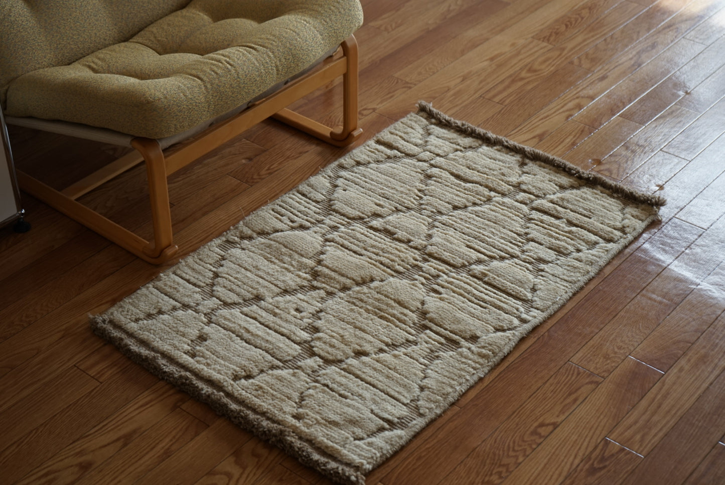 店頭販売 ORIGINAL IRAN QASHQAI KILIM DOORSIZE " DIAMOND " 95 × 65 cm