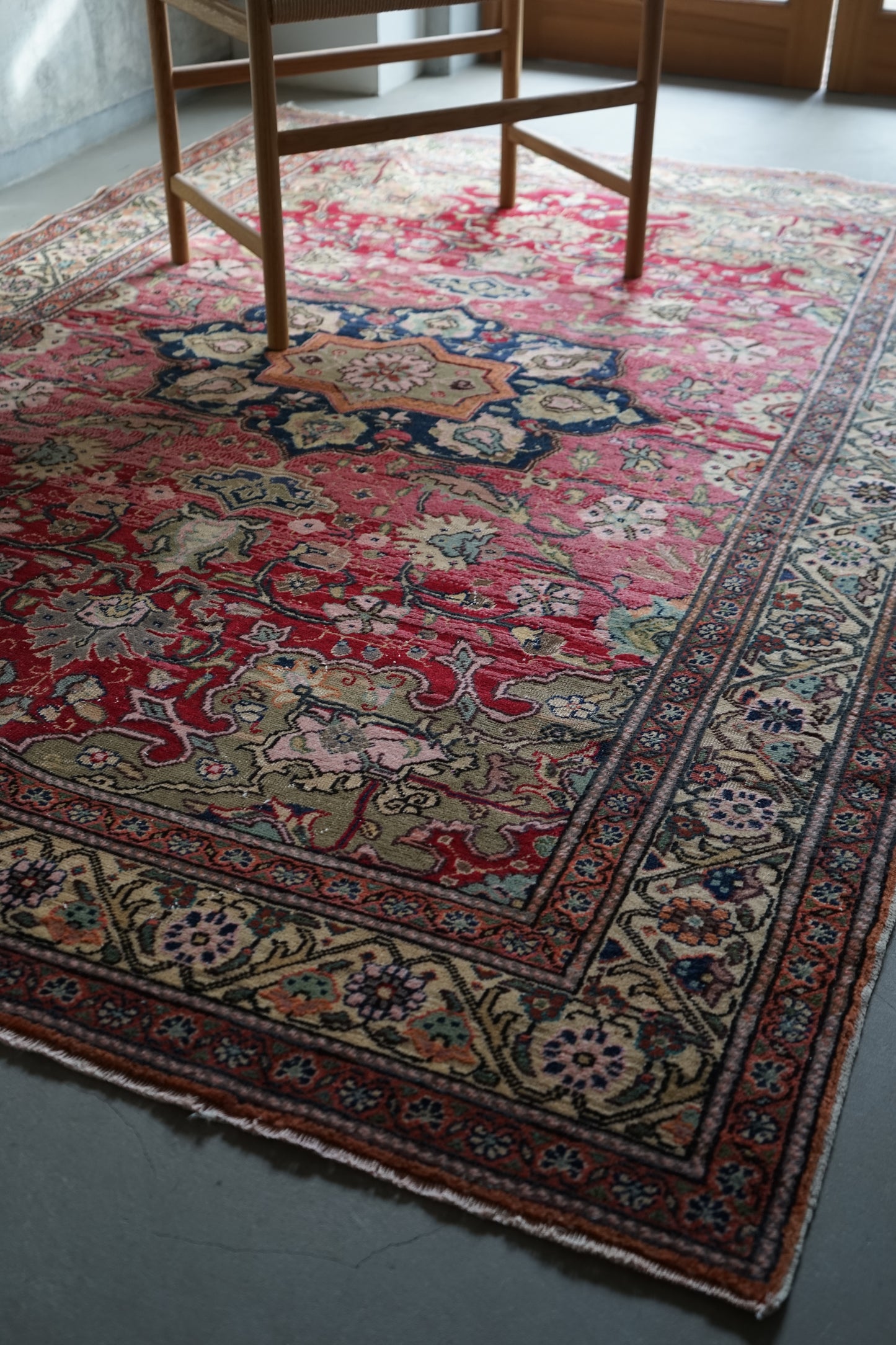 TURKEY OLD KAYSERI PINK 1950-1960年代 218 × 153 cm No.TR25192