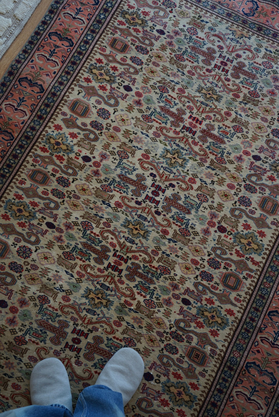 TURKEY OLD KAYSERI PINK 1950-1960年代 212 × 145 cm No.TR25190