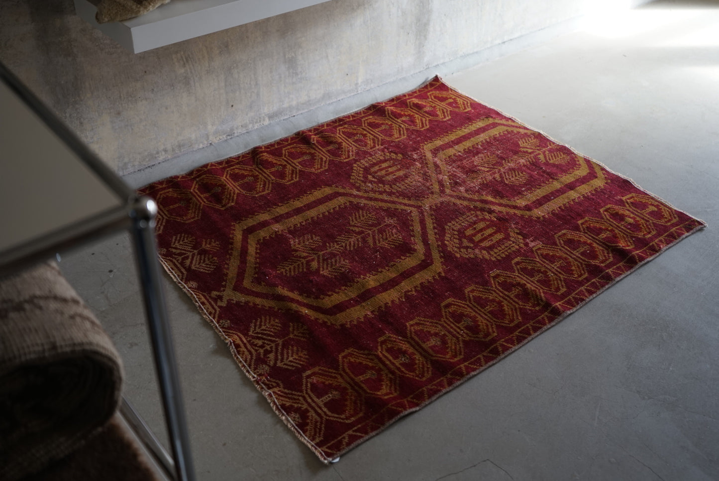 Türkiye Old Oushak Red 110 × 92.5 cm No.TR25330