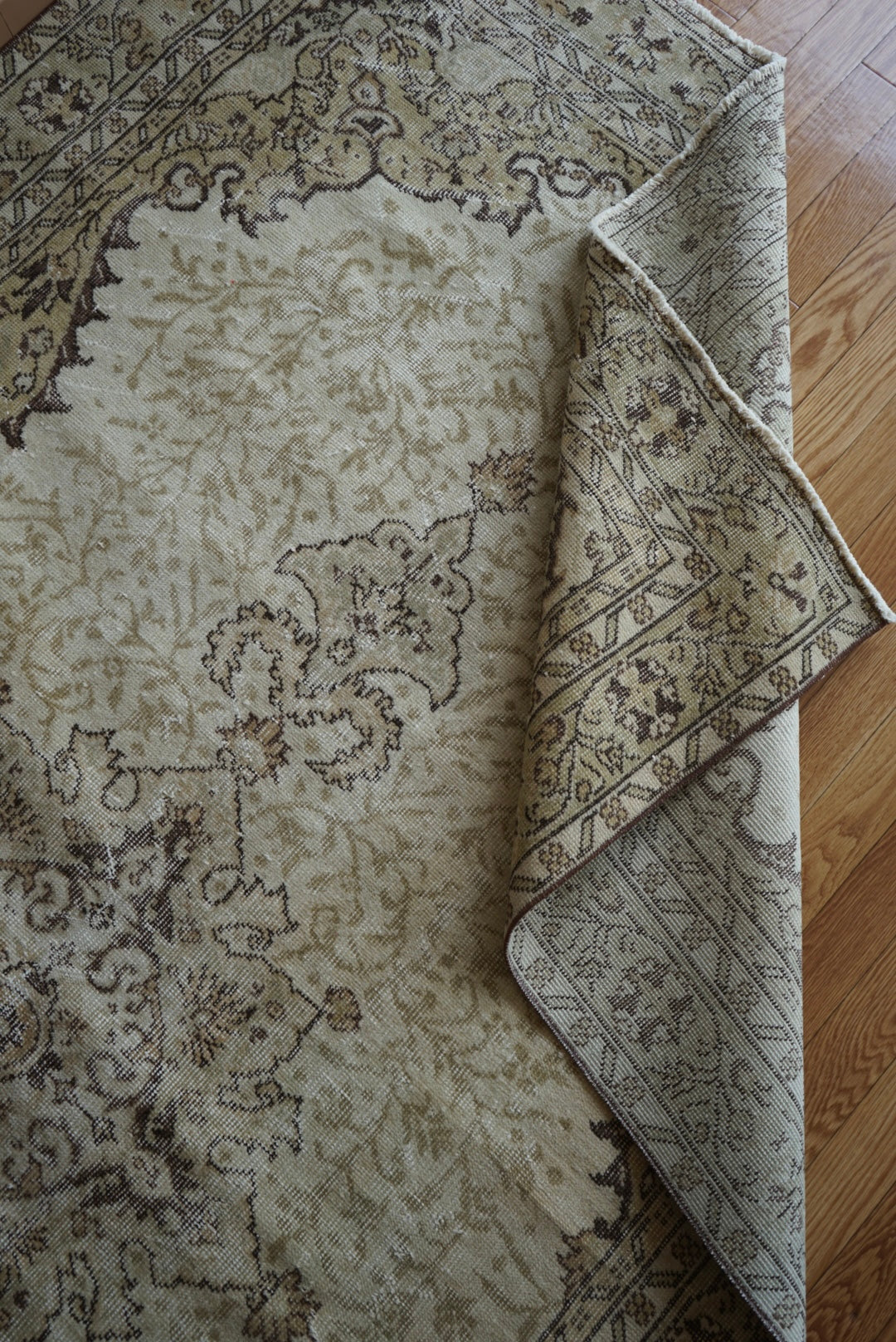 Türkiye Old Isparta Yellow 1960年代 280.5 × 168 cm No.TR25379