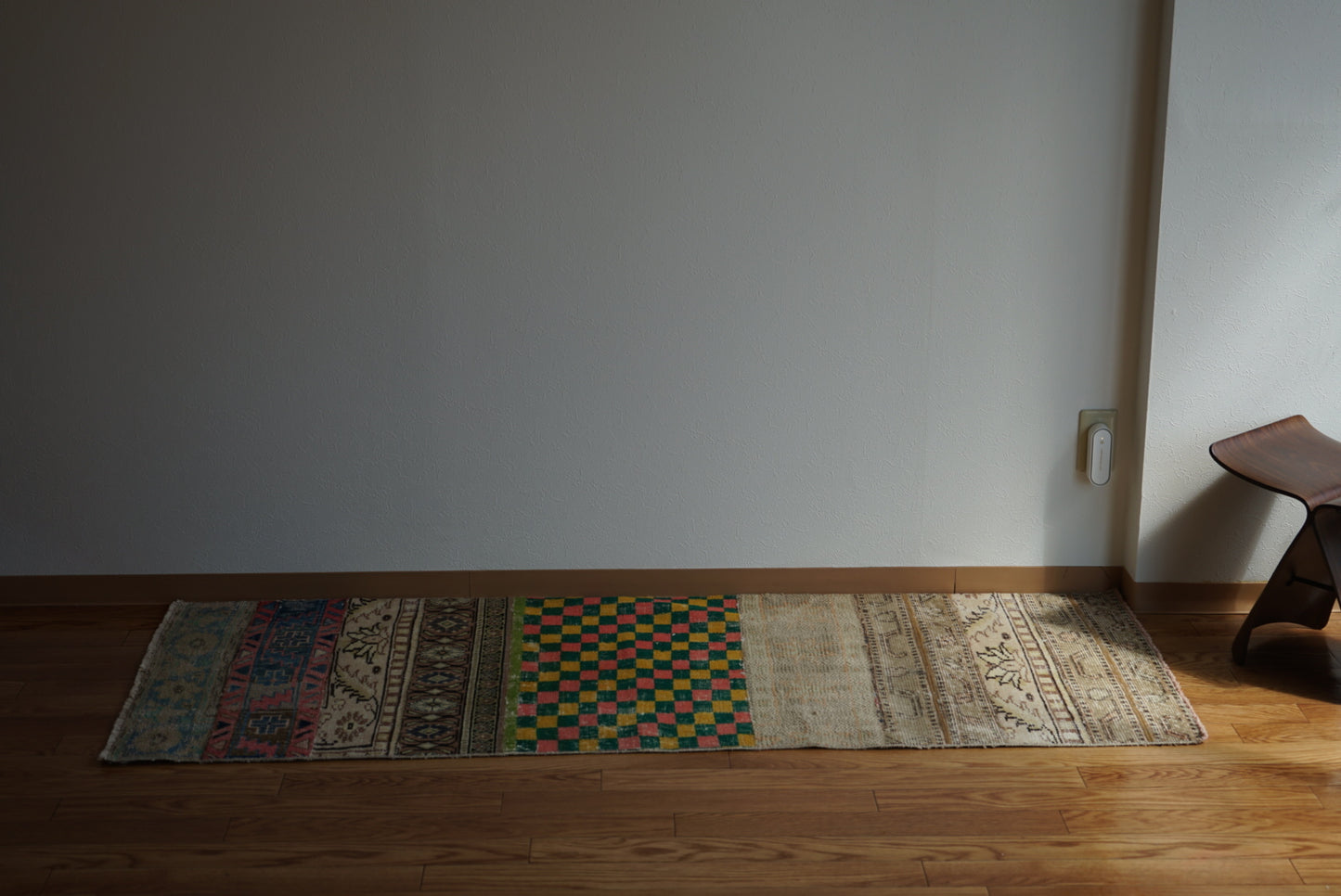 Türkiye Old Isparta Patchwork Runner Size 1970年代 176 × 69 cm No.TR25236