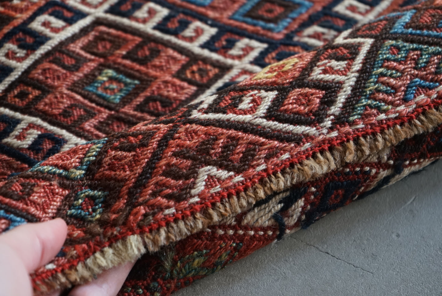 Türkiye Old Kurdistan Jajim Small size 1970年代 53 × 49 cm No.TR25233