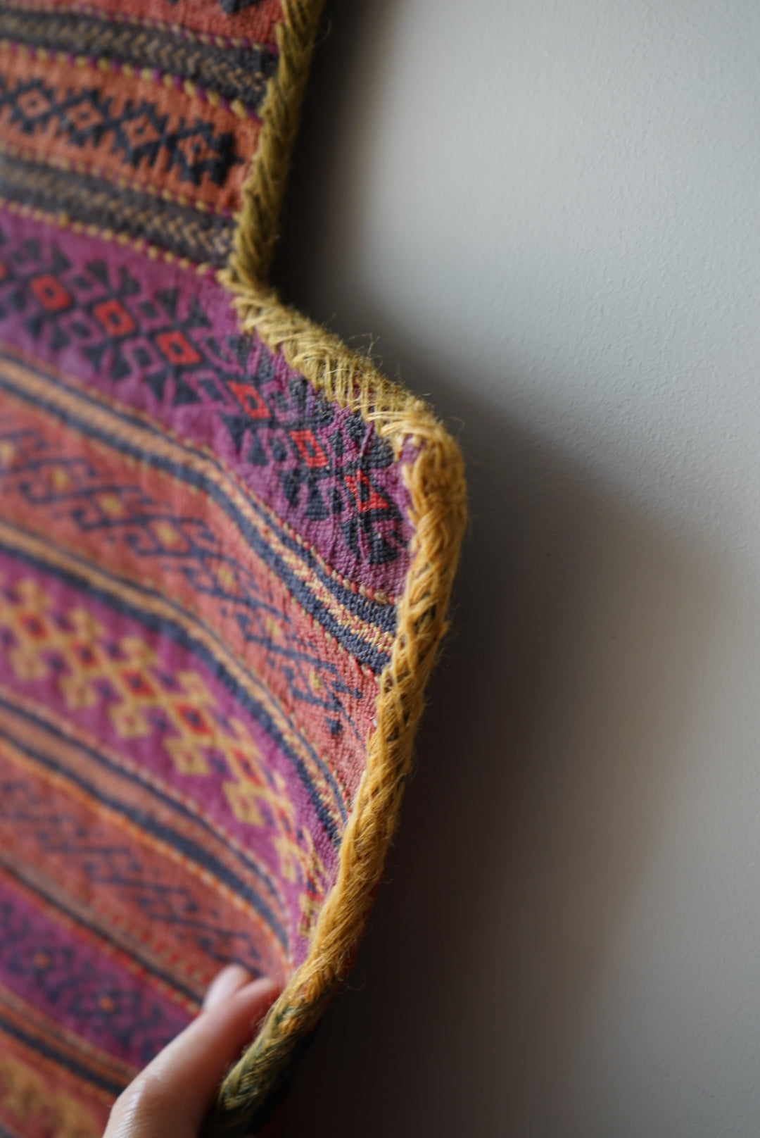 AFGHANISTAN-IRAN OLD QALAI NAW SALT BAG 1980年 56.5 × 40.5 cm