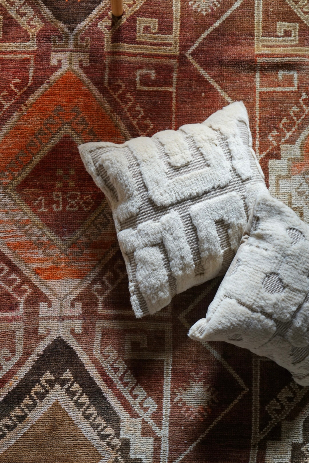 TURKEY VINTAGE ANATORIA BROWN 1980年代 256 × 155 cm No.TR25157