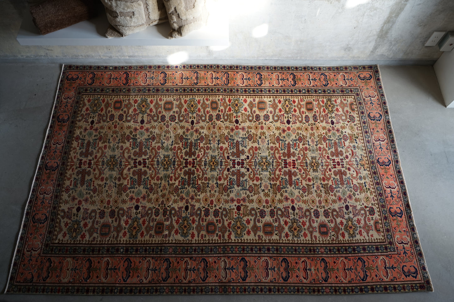 TURKEY OLD KAYSERI PINK 1950-1960年代 212 × 145 cm No.TR25190