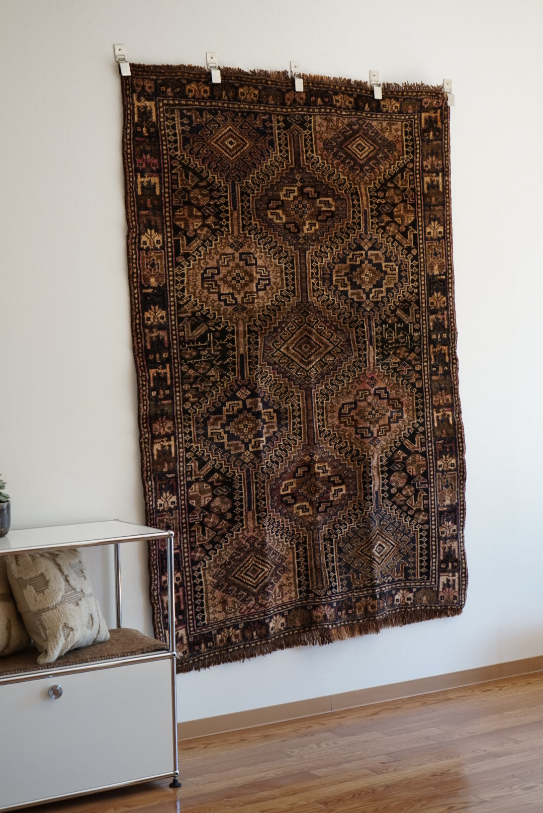 店頭販売 Iran Antique Shiraz Khamseh Dolkhani 1770年代 186 × 131 cm