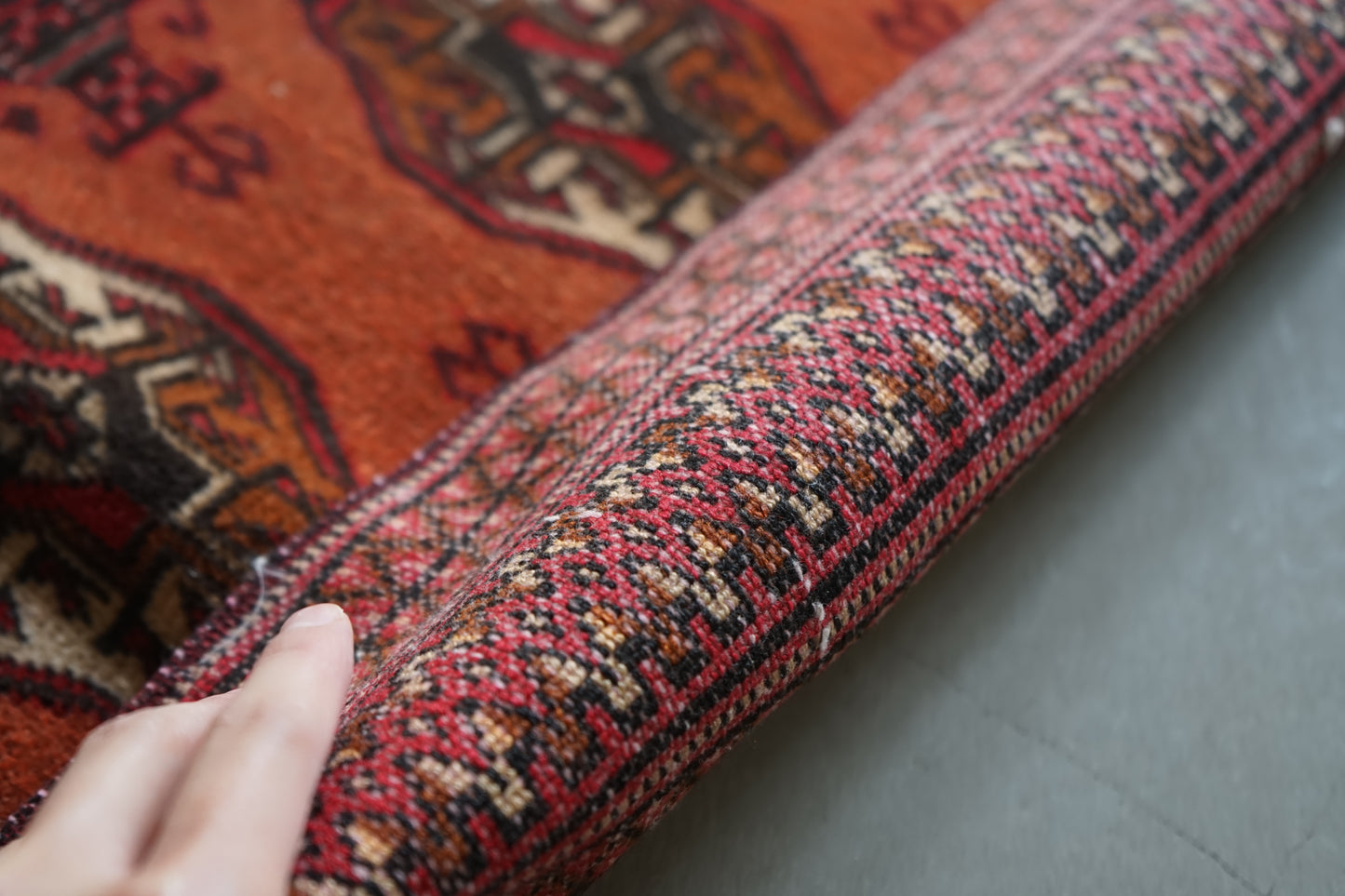 TURKEY OLD TURKMEN 1950-1970年代 195 × 123 cm No.TR2590