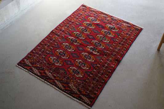AFGHANISTAN OLD TURKMEN YAMUT 1970年代 120 × 83 cm No.AF2516
