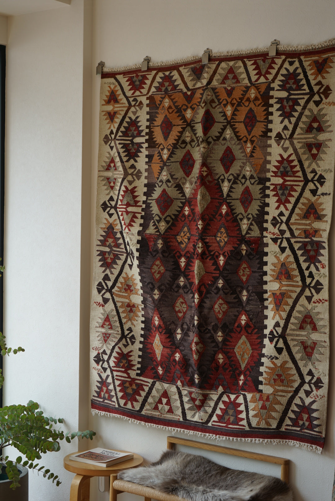 Türkiye Old Kilim 155 × 123 cm No.TR25334