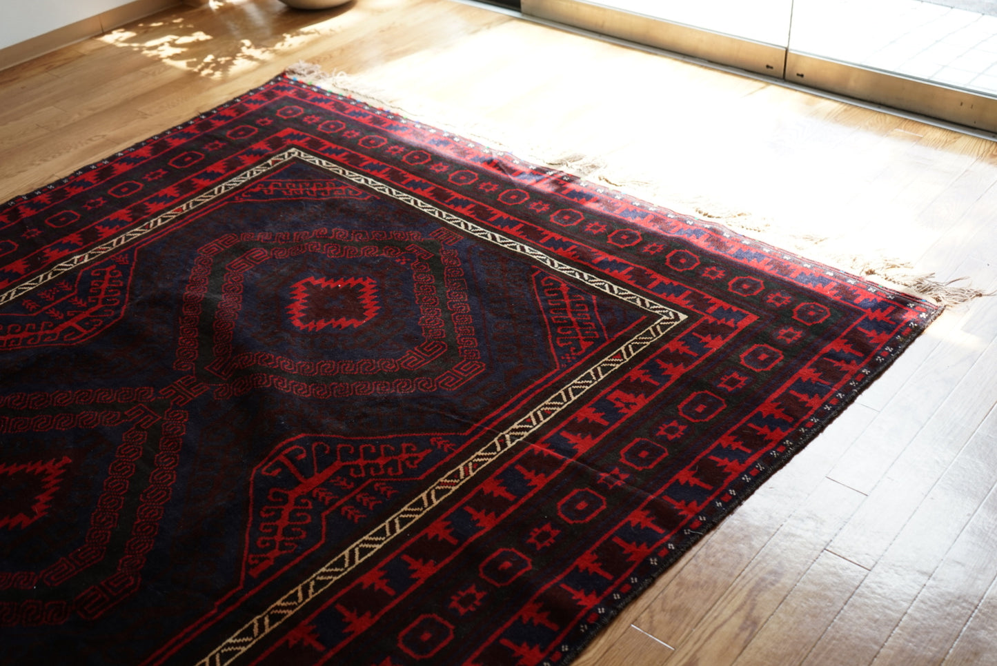 Afghanistan Vintage Baluch Zanjir 1980年代 358 × 190 cm  No.AF2530